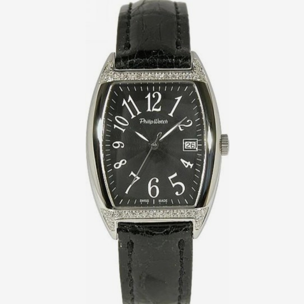 Philip Women's Black Leather Watch 8251850563
